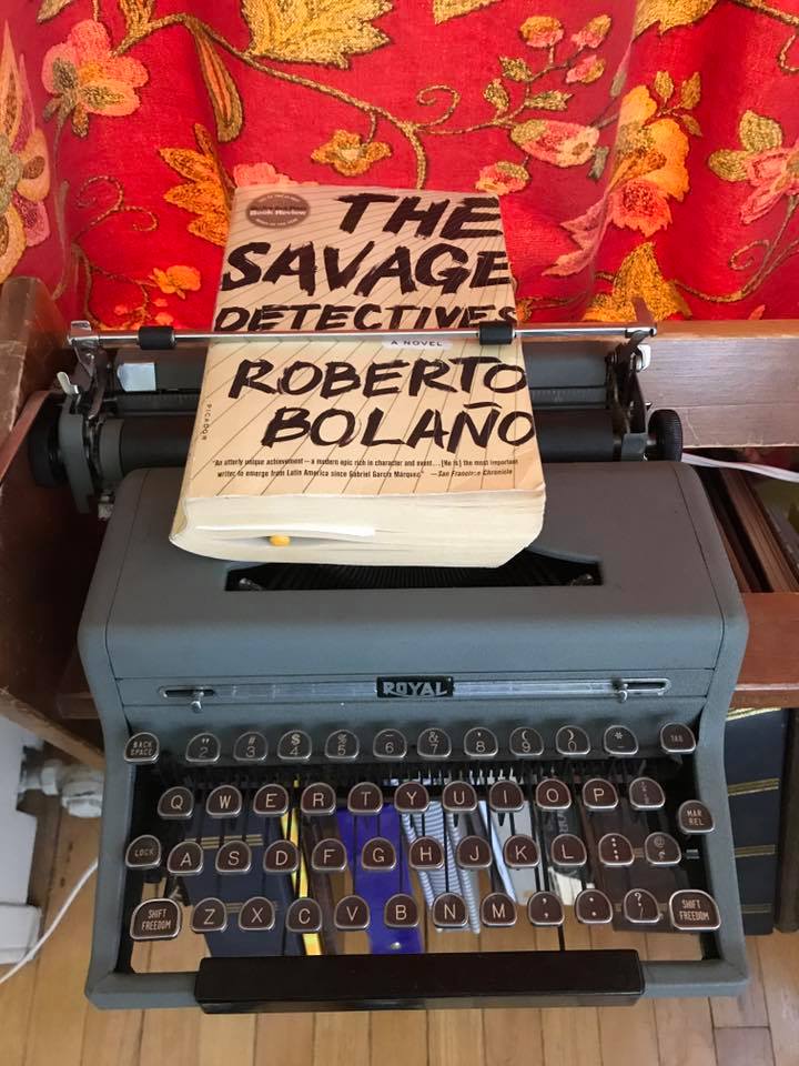 savage typewriter bolano